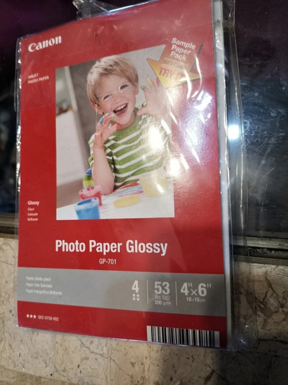 Canon Photo Paper Glossy GP-701 White & Red